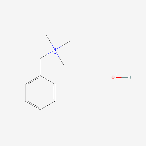 Benzyltrimethylammonium hydroxide solution molecular structure