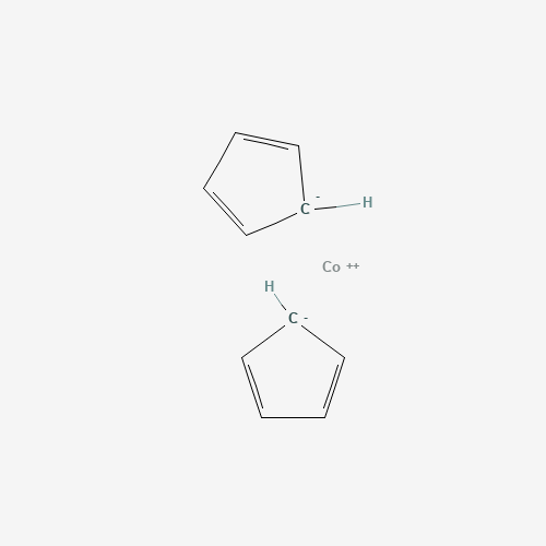 Bis(cyclopentadienyl)cobalt(II) molecular structure