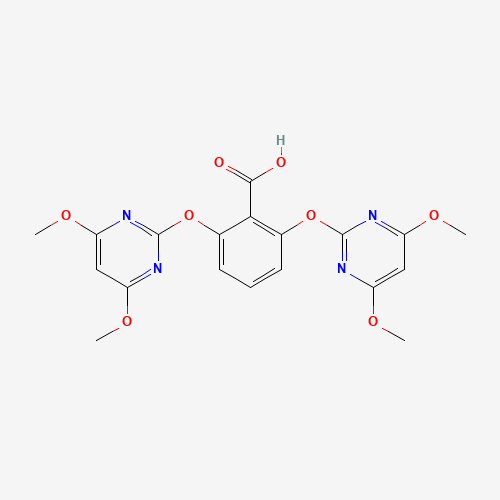 Bispyribac sodium salt molecular structure
