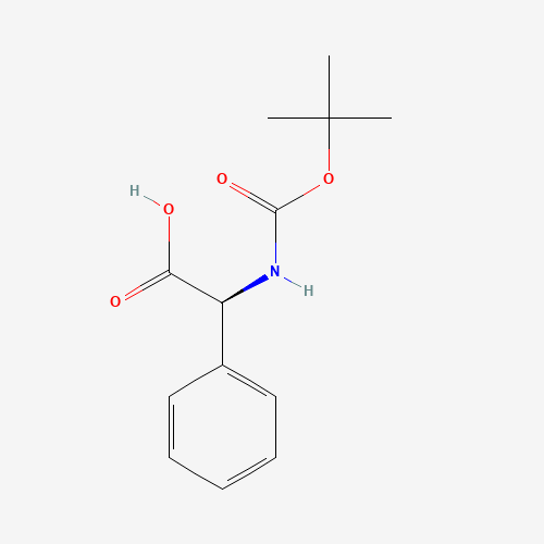 Boc-Phg-OH molecular structure