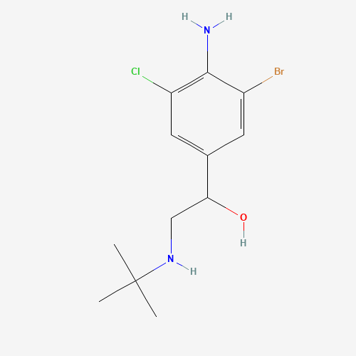 Bromchlorbuterol hydrochloride molecular structure
