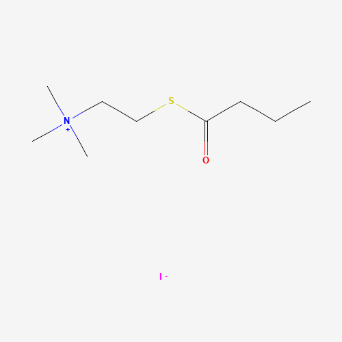 Butyrylthiocholine iodide molecular structure