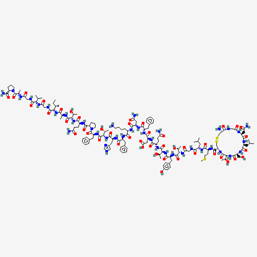 Calcitonin human molecular structure