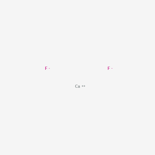 Calcium fluoride molecular structure