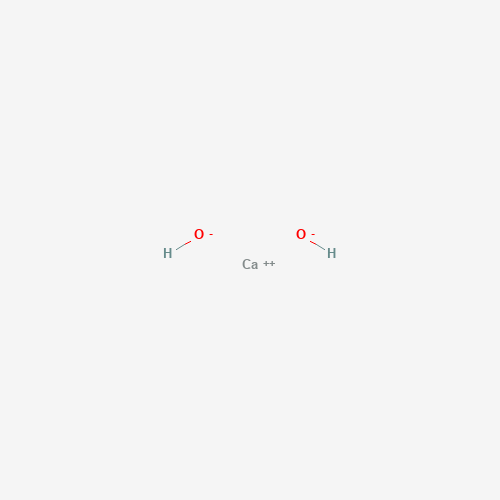 Calcium hydroxide molecular structure