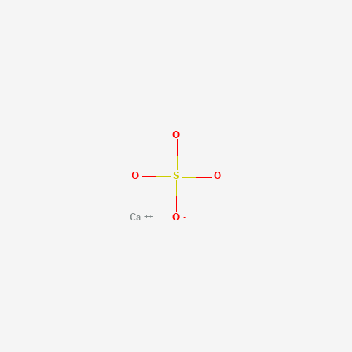 Calcium sulfate dihydrate molecular structure