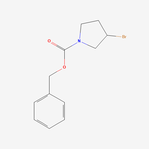 Cbz-3-Bromopyrrolidine molecular structure