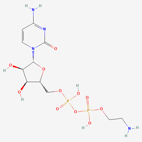 CDP-ethanolamine sodium salt hydrate molecular structure