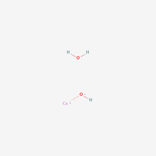 Cesium hydroxide hydrate molecular structure