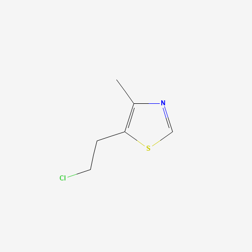 Chlormethiazole hydrochloride molecular structure