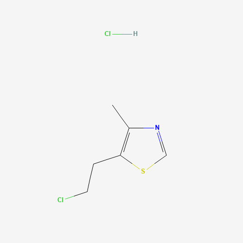 Chlormethiazole hydrochloride molecular structure