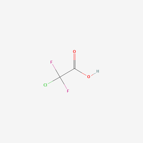 Chlorodifluoroacetic acid molecular structure