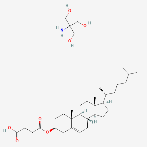 Cholesteryl hemisuccinate tris salt molecular structure