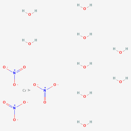 Chromium(III) nitrate nonahydrate molecular structure