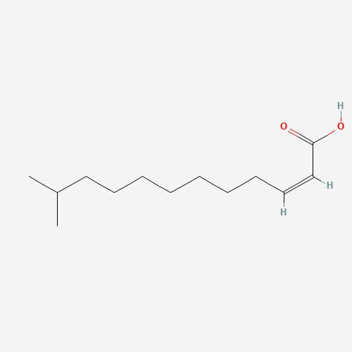 cis-11-Methyl-2-dodecenoic acid molecular structure