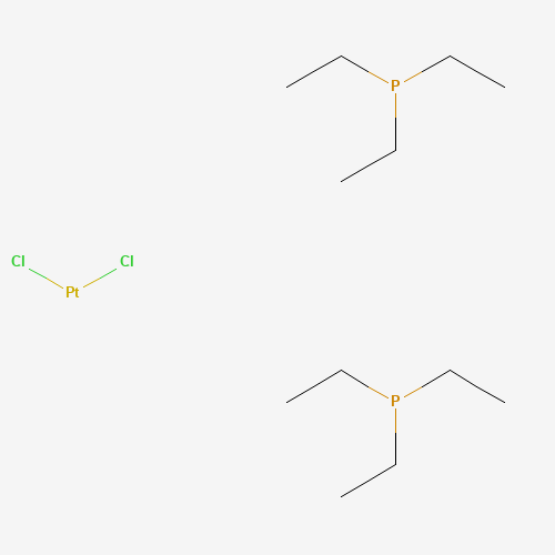 cis-Dichlorobis(triethylphosphine)platinum(II) molecular structure