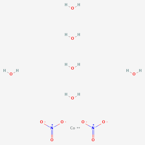 Cobalt(II) nitrate hexahydrate molecular structure