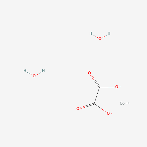 Cobalt(II) oxalate dihydrate molecular structure