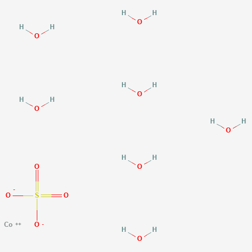 Cobalt(II) sulfate heptahydrate molecular structure