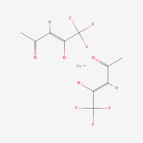 Copper(II) trifluoroacetylacetonate molecular structure