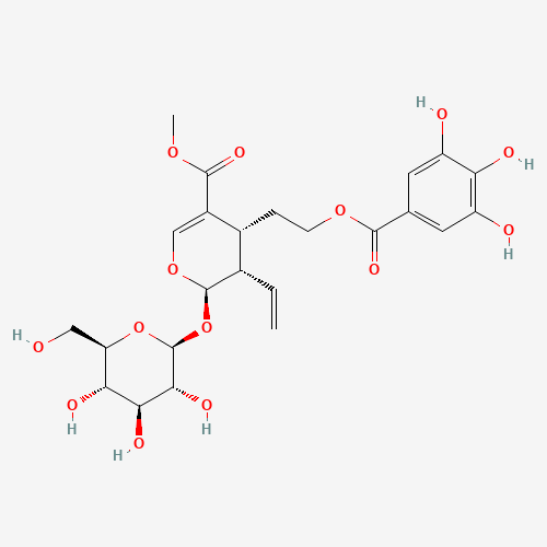 Cornuside molecular structure