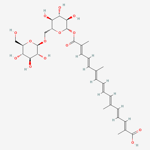 Crocin 3 molecular structure