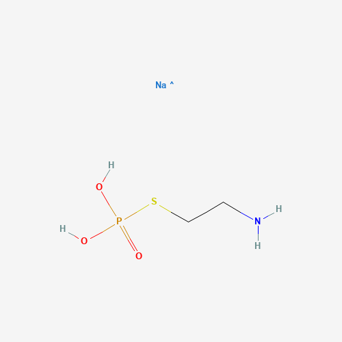 Cysteamine S-phosphate sodium salt molecular structure