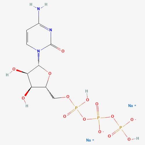 Cytidine 5′-triphosphate disodium salt molecular structure