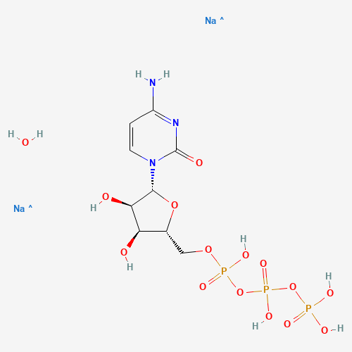 Cytidine 5′-triphosphate disodium salt hydrate molecular structure