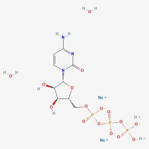 Cytidine 5′-triphosphate disodium solution molecular structure