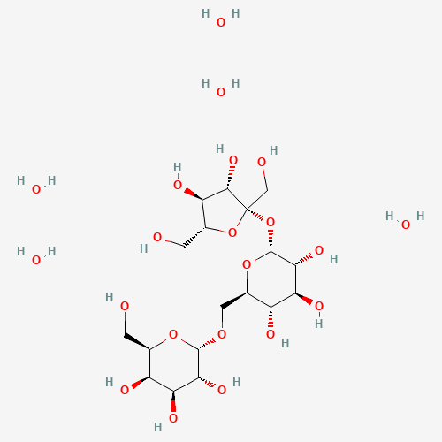 D-(+)-Raffinose pentahydrate molecular structure