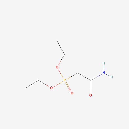 Diethyl carbamoylmethylphosphonate molecular structure