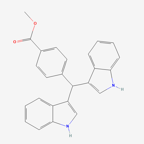 DIM-C-pPhCO2Me molecular structure