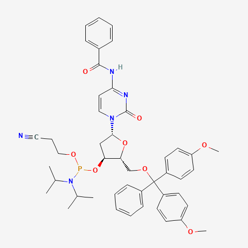 DMT-dC(bz) Phosphoramidite molecular structure