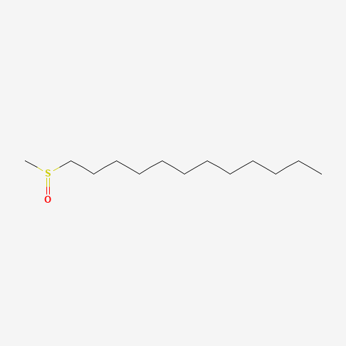 Dodecyl methyl sulfoxide molecular structure