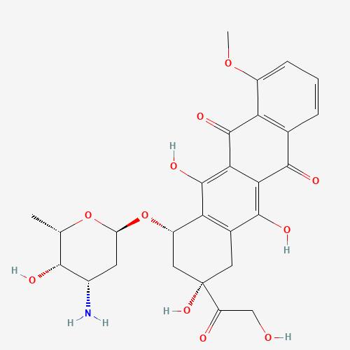 Doxorubicin hydrochloride molecular structure