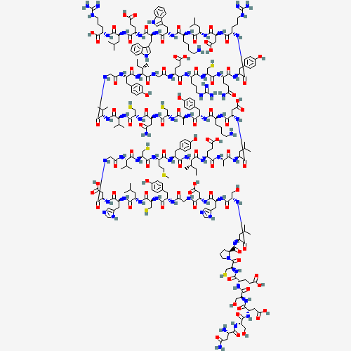 Epidermal Growth Factor, human molecular structure