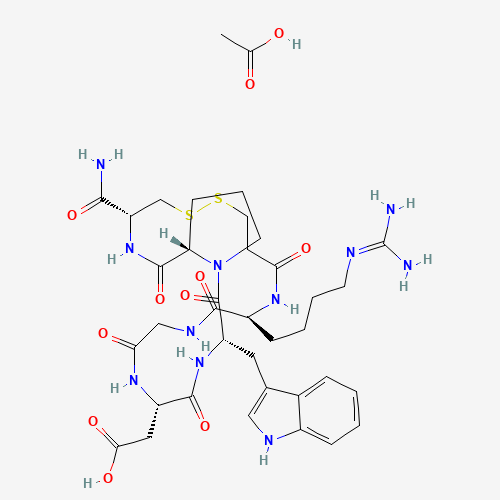 Eptifibatide acetate molecular structure