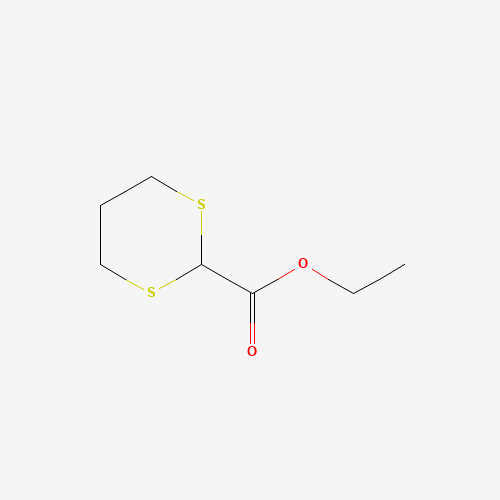Ethyl 1,3-dithiane-2-carboxylate molecular structure