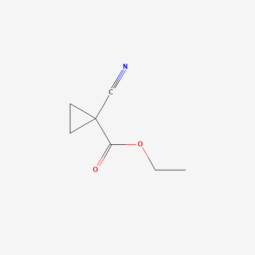 Ethyl 1-cyano-1-cyclopropanecarboxylate molecular structure