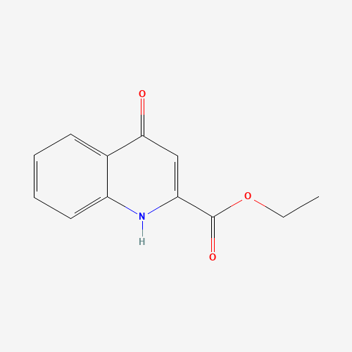 Ethyl 4-hydroxy-2-quinolinecarboxylate molecular structure