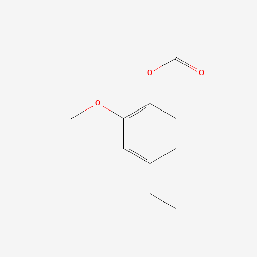 Eugenyl acetate molecular structure