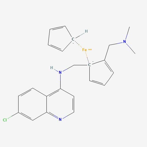 Ferroquine molecular structure