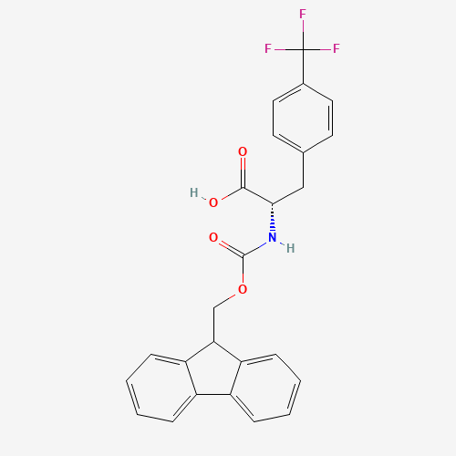 Fmoc-Phe(4-CF3)-OH molecular structure