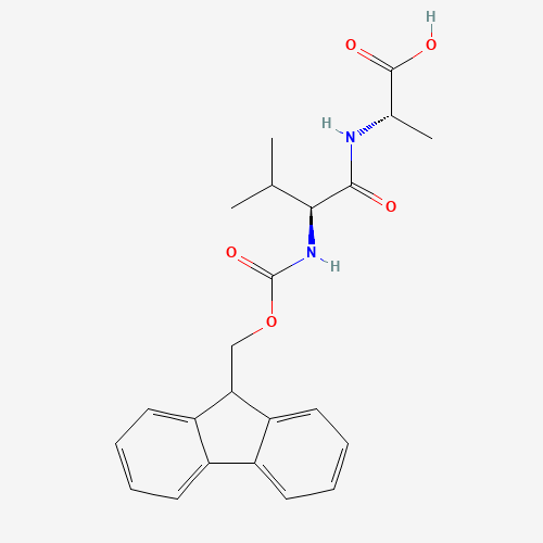 Fmoc-Val-Ala-OH molecular structure