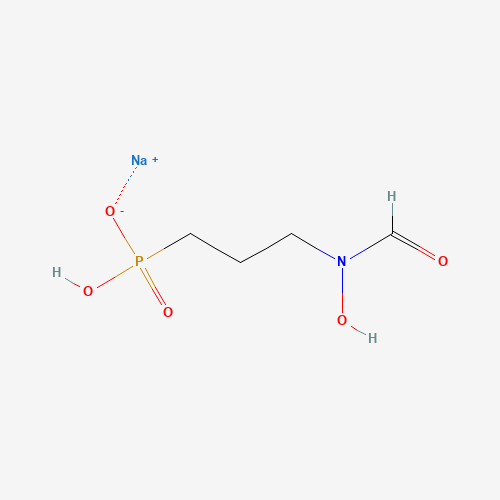 Fosmidomycin sodium salt hydrate molecular structure