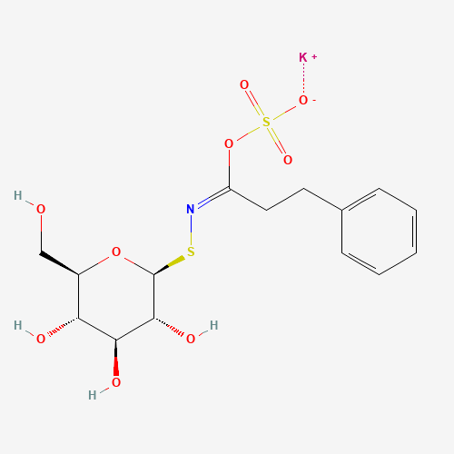 Gluconasturtiin potassium salt molecular structure