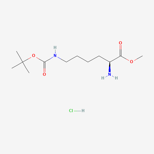 H-Lys(Boc)-OMe hydrochloride molecular structure