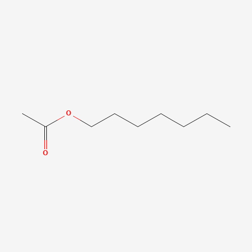 Heptyl acetate molecular structure