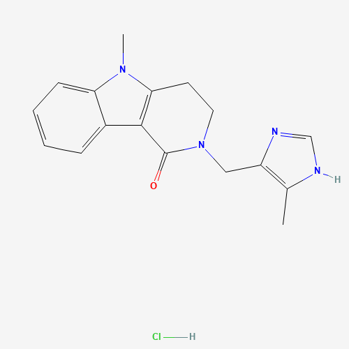 Hippuryl-His-Leu acetate salt molecular structure